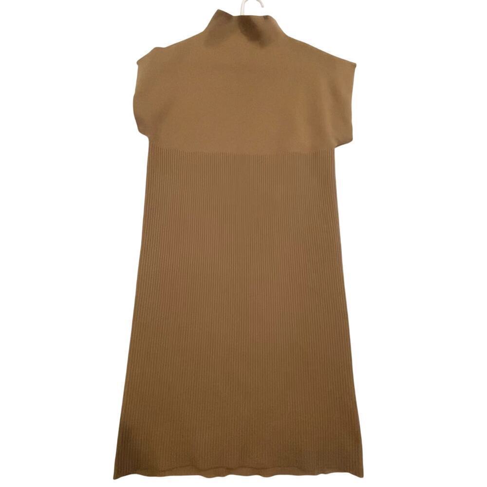Womens Anthropologie Mock Neck Mini Sweater Dress Size Medium - Picture 5 of 7